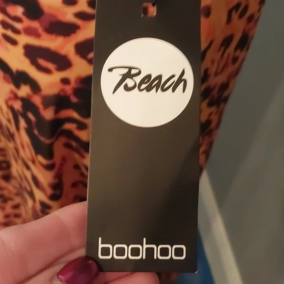 Sheer leopard print 2 piece skirt and top - Picture 10 of 12